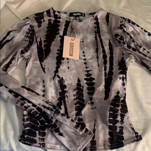 Tie-Dye long sleeve w/ balloon sleeves